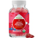 Healthy Gut Probiotic Gummis für Erwachsene - Organic Probiotics for Gut Health Upset Stomach Relief and Immune Support - Digestive Health Chewable Probiotic Gummis for Women and Men - 5 Billion CFU