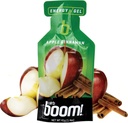 Boom Nutrition - Carb Boom Energy Gel - Fruit-Flavored Energy Gels - Workout Gel - Energy Gel für Radfahren - Running Gel - Natural Energy Gel - Apple Cinnamon (24 Pack)