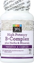 365 von Whole Foods Market, High Potency B-Complex, 90 ct