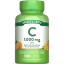 Nature's Truth Vitamin C Bioflavonoids & Rose HIPS | 1000mg | 100 Caplets | Vegan, Non-GMO und glutenfreie Ergänzung