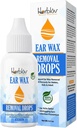 Bio-Ear Wax-Entfernungstropfen für gekämmte Ohren – Natürliches Ear Wax-Reinigeröl für Kinder, Erwachsene, Baby – Earwax-Entfernungsflüssigkeit Remedy für Unclogging-Ears, Earache Relief, Ohrgesundheit (Made in USA)