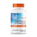 Ärzte Beste hohe Potenz Serrapeptase, unterstützt Sinus Health 120.000 SPU, Non-GMO, Vegan 90 Veggie Caps