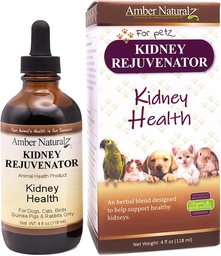Amber NaturalZ Kidney Rejuvenator Kräuterergänzung für Hunde, Katzen, Vögel, Kaninchen und Guinea-Pigs | Unterstützt normale Nierenfunktion | Natürliche Hilfe für Nierengesundheit