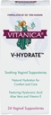 Vitanica V-Hydrat, Hyaluronsäure Vaginal Suppositorien für Komfort und Vaginale Hydration mit Aloe Vera und Vitamin E, Hormon-frei und Drug-Free, Vegan, 2 Monat Versorgung, 24 Zähler