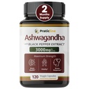 Ashwagandha Kapseln 3.000 mg - 120 Vegan Cap Made with Organic Ashwagandha Powder and Root Extract. Glutenfrei. Made in USA