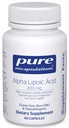 Pure Encapsulations Alpha Lipoic Acid 200 mg - 200mg ALA - Liver & Antioxidant Support* - für Nerve Health & Carb Metabolism - Vegan & Non-GMO Supplement - 60 Kapseln