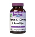 Bluebonnet Nutrition Vitamin C-1000 mg Plus Rose HIPS Gemüsekapseln, für Immungesundheit, für Antioxidantienschutz, Sojafrei, Glutenfrei, Non-GMO, Kosher, Dairy Free, Vegan, 90 Count