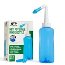 Neti Pot Sinus Rinse Bottle for Natural Sinus Relief - Nose Wash Cleaner Druck Rinse für Erwachsene & Kinder - Nasal Bewässerungssystem von Abraham The Pharmacist