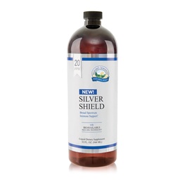 Nature's Sunshine Silver Shield Liquid, 32 Fl Oz | Kolloidale Silberflüssigkeit mit Aqua Sol Technologie bietet Immununterstützung und Schutz