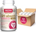 Jarrow Formeln QH-Absorb, 100 mg, Ubiquinol Nahrungsergänzung für gesunde Herz-Kreislauf-Funktion, 120 Softgels, 120 Tage Versorgung, 12 Packungen