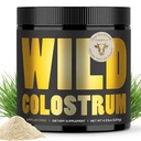 Colostrum Powder Unflavored – 120g (60 Servierungen, 2g Scoop) – Gras Fed Bovine Colostrum Supplement – Pure Immune, Gut & Energy Support – Calostro Bovino para Adultos