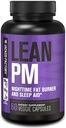 Jacked Factory Lean PM Night Time Fat Burner, Schlafhilfe Ergänzung, & Appetit Suppressant für Männer und Frauen - 60 Stimulant-Free Veggie Weight Loss Diät Pillen