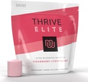 Thrive Elite Protein Shake | Glutenfrei, Protein Blend mit BCAAs, Probiotics & Enzymes | 16 Servieren - Scoop Serves, Erdbeere