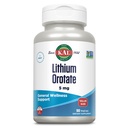KAL Lithium Orotate 5mg, Low Dose Lithium Supplement für allgemeine Wellness-Mood-Unterstützung, hochverfügbar, Vegan, 60-Tage-Garantie, 180 Servierungen, 180 VegCaps