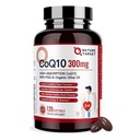 NATURE TARGET CoQ10-300mg-Softgels + PQQ mit Organic-Olive-Oil - Hohe Absorption-Coenzym-Q10 - Antioxidans-für-Herz-Gesundheit und Immununterstützung, Energieproduktion, 120 Servietten
