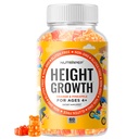 Teens Höhe Wachstumsergänzung Gummi - Kinder wachsen Taller natürliche Höhe Erhöher Multivitamin - mit Calcium Vitamin D3 K2 Zink L-Arginin L-Glutamin L-Ornithine für Jungen Mädchen