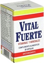 Vital Fuerte, Vitamine und Mineralstoffe Supplement, 30 Kapseln, Flasche.