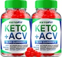 (2 Pack) Ketofit ACV Gummies Advanced 1000mg, KetoFit Keto + ACV Weight Management Gummies Apple Cider Essig Keto Fit Nahrungsergänzung Ketofit Gummies Bewertungen Vitamin B12 B6 (120 Gummi)