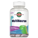 KAL MultiSaurus Kids Chewable Multivitamine, 11 essentielle Vitamine und Mineralstoffe für Kinder, gemischte Berry Flavor, Gluten und Konservierungsmittelfrei, 90 Servierungen, 90 Dinosaur-Shaped Chewables