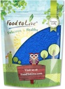 Food to Live Blue Spirulina Powder, 8 Unzen — Pure Raw Blue-Green Algae Extract, Kosher, Vegan, Non-Irradiated, Rich in Phycocyanin, Great for Juices, Smoothies, Shakes, Drinks, and Food Coloring