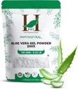 H&C Kräuter Zutaten Expert 100% reine Aloe Vera Gel Dünger Pulver 200X 100g | Starke Wurzelstimulator | Pflanzenimmunität Builder