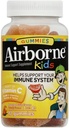 Airborne 500mg Vitamin C + Zink Immununterstützung Ergänzung Gummi für Kinder, sortierte Frucht Geschmack, Glutenfreie Crafted Blend mit leistungsstarken Antioxidantien Vitamine C & E, 42 Gummi (4 Pack)