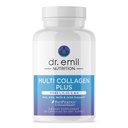 DR. EMIL NUTRITION Frauen Multi Collagen Pillen | Collagen Ergänzungen | Unterstützung Haar, Haut, Nägel & Gelenke | Hydrolysierte Collagen Ergänzungen | Typen I, II, III, V & X | 90 Kapseln