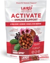 Laird Superfood Activate Immununterstützung Powder Drink Supplement, 1000 mg Vitamin C von Acerola Cherry, Elderberry, Echinacea und Reishi Mushroom, 7.75 Gramm Stick, Packung von 10