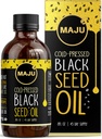 MAJU Black Seed Oil - 3 Mal Thymochinon, kalt-gepresst, 100% Türkisch Schwarz Cumin Seed Öl, Flüssigkeit reines Schwarzes Öl, Glasflasche, 8 Unzen