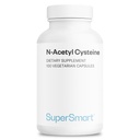 Supersmart - NAC N-Acetyl Cystein 1800 mg pro Tag - Aminosäuren - Antioxidantien & Anti Aging Supplement - Glutathione Precursor | Non-GMO & Gluten Free - 100 Vegetarische Kapseln