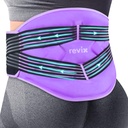 REVIX Reusable Large Back Ice Packs mit Kompressionsbändern, Einstellbare untere Back Ice Wrap für Lumbar, Sciatic Nerve, Soft Plüsch Futter, Kaltkompresstherapie