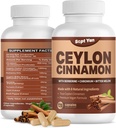 Ceylon Cinnamon Kapseln 1200mg Cinnamon Bark Ergänzungen mit Chrom, Berberine HCL & Turmeric, Vegan, 120 Kapseln, Energie, Stoffwechsel, Herz & Immununterstützung
