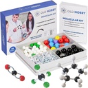 Old Nobby Chemistry Model Kit - 115 Stück Molecular Model Set beinhaltet Atome, Bonds, Anleitung - STEM Science Tool for Students, Organic Chemistry, Molecular Learning - Bunte Modelle