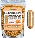 XPRS Nutra Cordyceps Mushroom Powder Capsules - 360 Count (180 Day Supply) - Unsere Premium Cordyceps Mushroom Capsules enthalten echte Pilze (Cordyceps Sinensis) zur Unterstützung von Stamina und Leistung