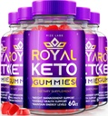 rize labs - Royal Keto Gummies - ACV Bio-Unterstützung für Belly Fat & Weight Loss Diet, für Männer & Frauen Apfelessig Extra Strength Gummies (300 Gummi) (Pack mit 5)
