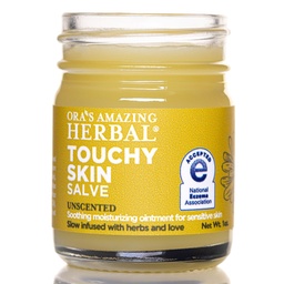 Oras erstaunliche Kräuter, Touchy Haut Salz, Eczema Creme Behandlung, Anti-Itch Creme für Kinder und Erwachsene, Calendula Salbe für natürliche empfindlich, Duftfrei, trockene Haut Balsam 1 oz Reisegröße