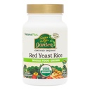 Natures Plus Quelle des Life Garden Certified Organic Red Yeast Rice - 600 mg, 60 Vegan Capsules - Ernährungsunterstützung für Gesamt Wohlbefinden - Vegetarisch, Glutenfrei - 60 Portionen
