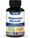 Magnesium Glycinat Kapseln 1270mg, 380mg Magnesium-Zusatz, hohe Absorption Magnesium Glycinat-Ergänzung, Non-GMO No Gluten, 90 Kapseln