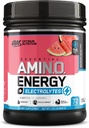 Optimum Nutrition Essential AMIN.O Energy & Electrolytes - Energy, Focus & Post-Workout Muscle Recovery - Watermelon Pre-Workout Elektrolyt-Pulver-Getränk - Watermelon Splash, 1.51 lb (72 Portionen)