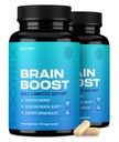 Nootrix Brain Boost Nootropic Supplement | Unterstützt Gedächtnis, mentalen Fokus, kognitive Gesundheit & Energie | Fördert gesunde Stimmung & Gehirnfunktion | Ginkgo Biloba & DMAE | 120 Kapseln