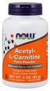 JETZT Nahrungsergänzungsmittel, ALC (Acetyl-L-Carnitin) Pulver, Gehirn und Nerve Cell Function*, 3-Ounce