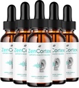 ZenCortex Tinnitus Ohr Tropfen - ZenCortex 24, Zen Cortex Flüssigkeitstropfen, ZenCortex Bewertungen, ZenCortex Tropfen für Ohr Relief (5 Pack - 5 Monate Versorgung)
