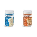 Quest Nutrition Vanille Milkshake Protein Powder, 24g Protein, 1g Zucker, 1,6 Pfund, 23 Servierungen & Cinnamon Crunch Protein Powder, 20g Protein, 2g Net Carb, 1g Zucker, Low Carb
