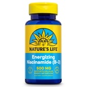 Nature's Life Energizing Niacinamid 500mg - No Flush Vitamin B 3 Niacin Supplement - Nervenfunktion, Stoffwechsel und gesunde Energieunterstützung - 60-Tage-Garantie, Labor verifiziert, 100 Portionen, 100 Tabletten