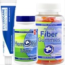 HemRid Komplettes Hämorrhoid-Supportsystem – Max Formula, Lidocaine Cream & Fiber Gummis für sofortiges Relief & Langlebigkeit