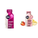GU Energy Original Sports Nutrition Gel Tri-Berry und Strawberry Banana Flavor 8-Count Bundles