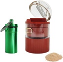 Premium Pille Crusher Cutter und Grinder für Feinpulver Perfekt für Medikamente Haustiere einfach zu verwenden Smasher mit abnehmbarem Cup Ideal für Pastillas Medicinas Efficient Moledor für Tagesmedizin Management