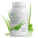 AloeCure Organic Aloe Vera Kapseln, 160.000mg Innere Aloe Blatt Äquivalent per Servieren, Stützgut, Verdauungs- und Immungesundheit, hilft Balanced Stomach Acidity, Aloin Free, 60 Kapseln