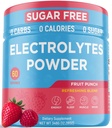 Keto Vitals Keto Elektrolyte Pulver | Keto-Friendly Elektrolyte mit Kalium, Magnesium, Natrium, Calcium | Elektrolyte Sugar Free | Supplement Energy Drink Mix | Zero Calories, Zero Carbs