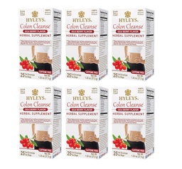 Hyleys Colon Cleanse Tee Goji Berry Flavor (6 Pack - 150 Teebeutel insgesamt)